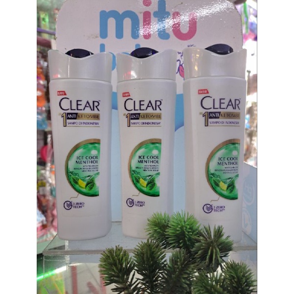 Clear Shampo Botol 160ml Cool Dingin Dan Menyegarkan Anti Ketombe