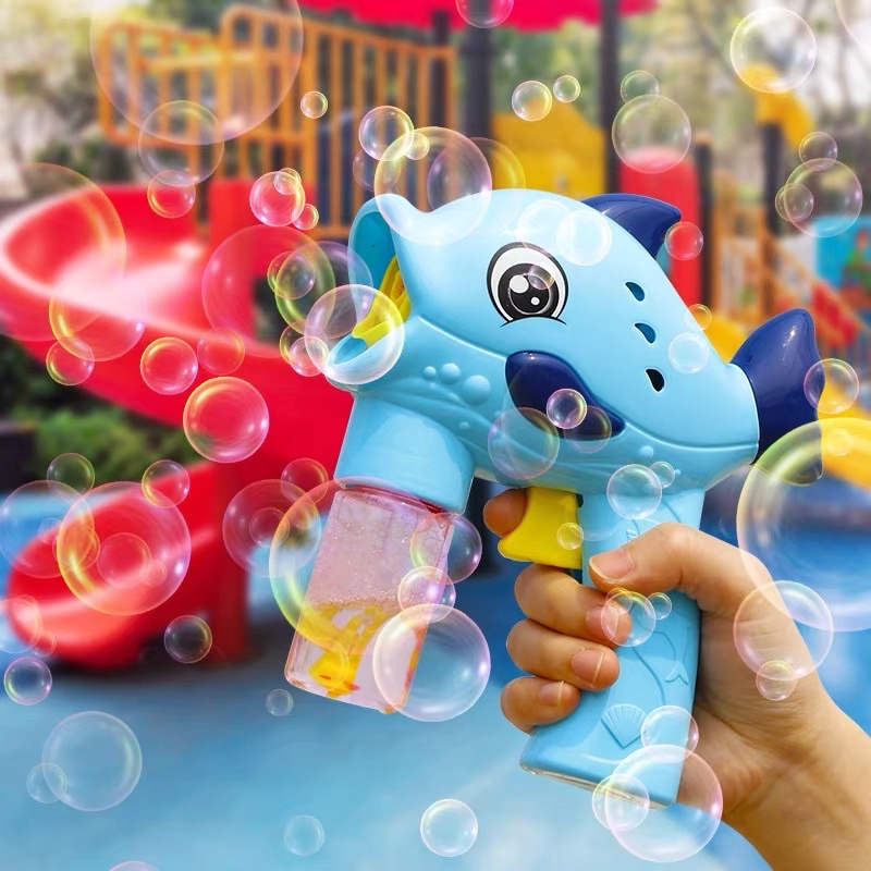 MAINAN SABUN GELEMBUNG BURUNG / IKAN -BUBBLE GUN