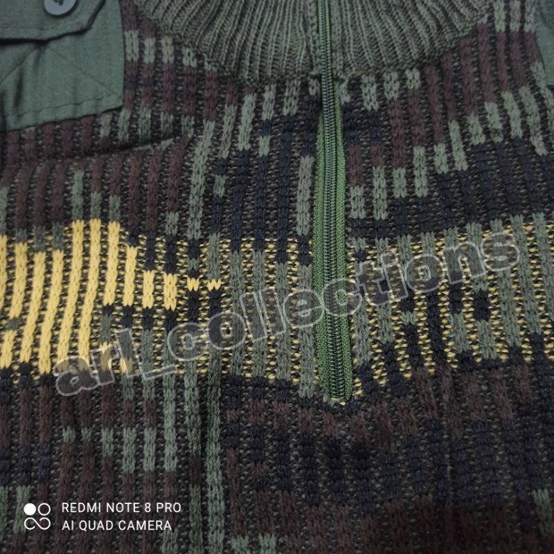 SWEATER RAJUT LORENG TNI MANUAL JAKET SWETER ARMY