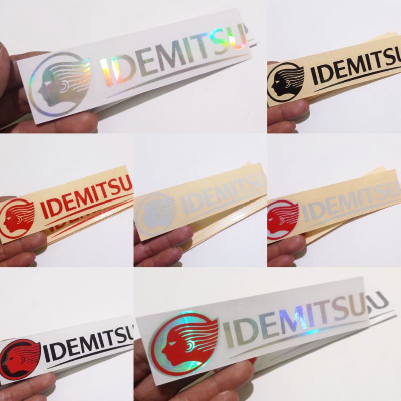 STICKER IDEMITSU CUTTING