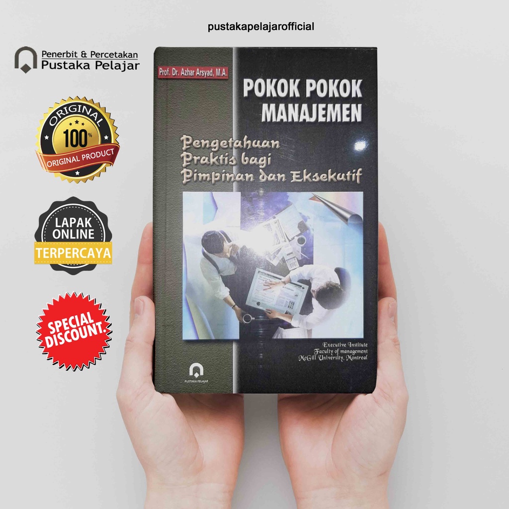 Jual Buku Pokok Pokok Manajemen Azhar Arsyad Pustaka Pelajar