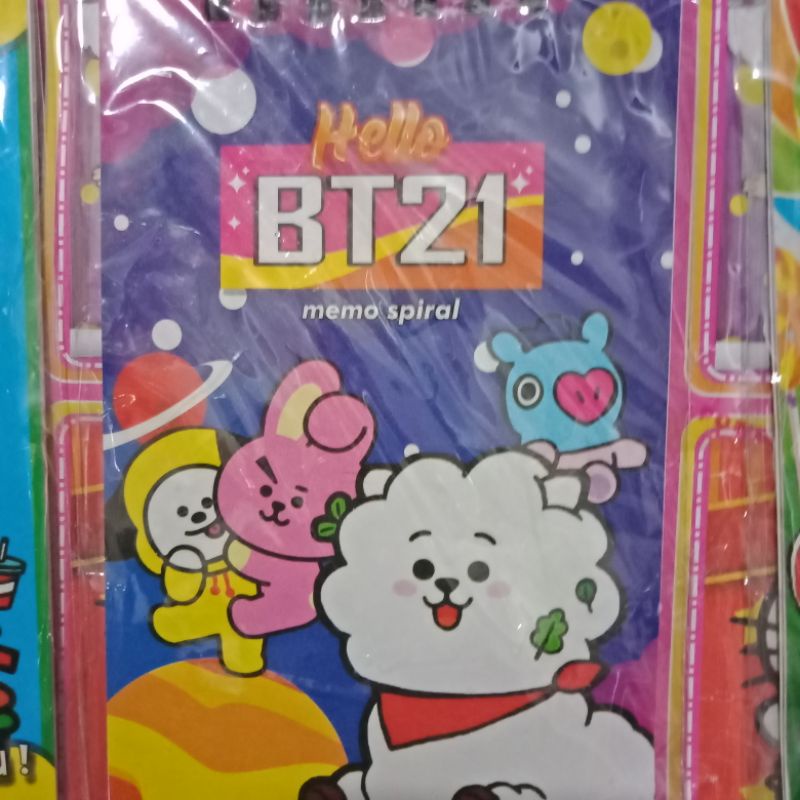 

memo spiral bt21