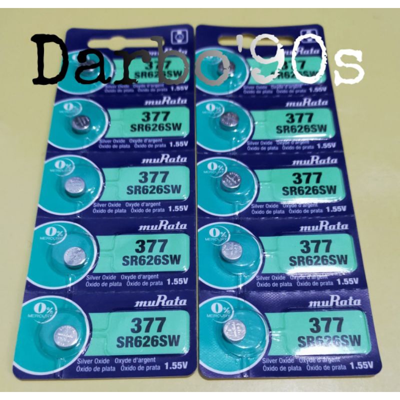 BATERAI BATRE BATRAI BATTERY MURATA SR626SW MURATA 626 MURATA 377