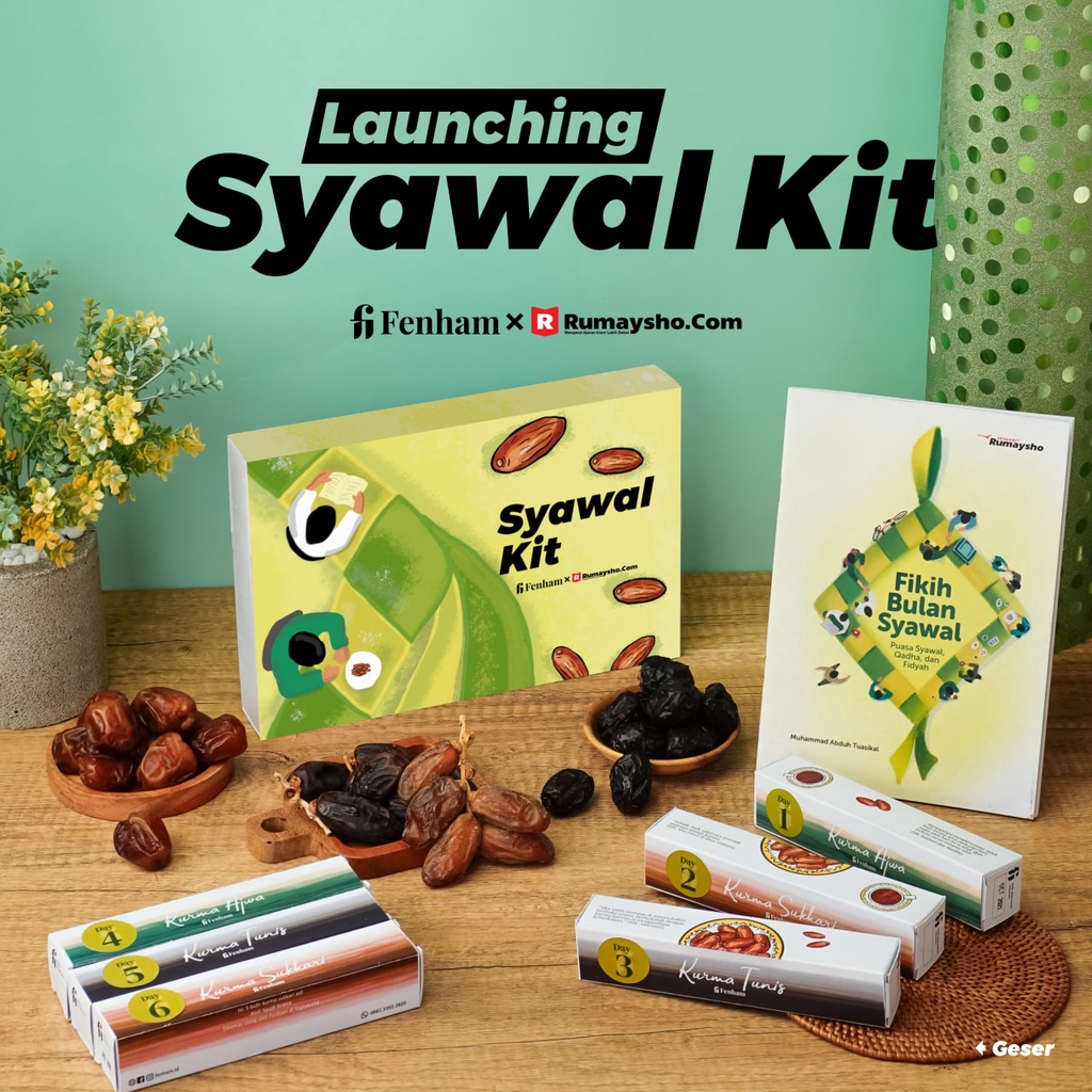 Syawal Kit / Buku Fikih Bulan Syawal / Kurma / Fenham Islamic Gift