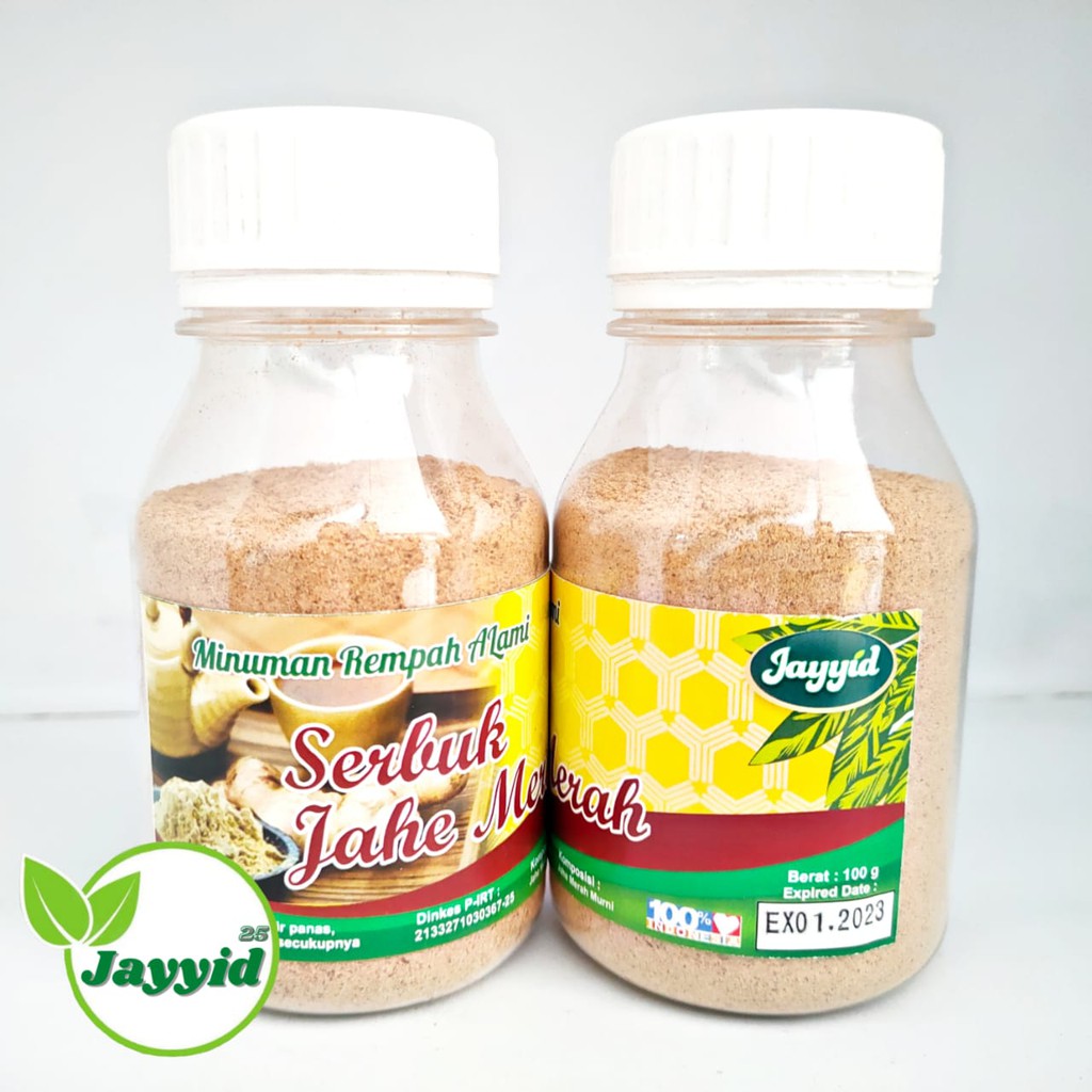 

Jahe Merah Bubuk Murni Tanpa Campuran 100gr Jayyid
