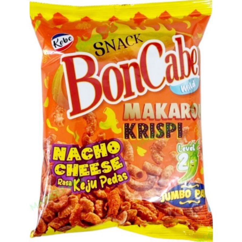 

Snack Boncabe Makaroni Krispi Nacho Cheese Jumbo 150gr