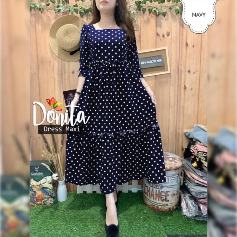 DRESS DONITA POLKA, MONALISA, DRESS MAXY