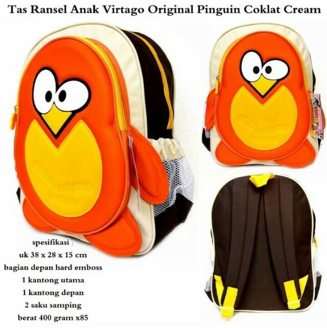 Tas ransel anak tas boneka tas sekolah anak by virtago