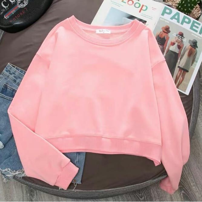 Sweater Wanita Oversize Crope / Style Kekinian Sweater Rajut Oversize Terbaru Distro Korean Style.