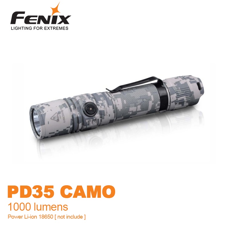 Senter Fenix 1000 LUMENS - PD35 CAMO - Fenix PD35 CAMO