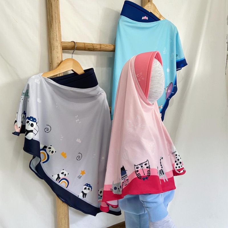 Lavish Kids / Hijab Anak / Jilbab Motif Lucu / Kerudung / Pakaian Muslim