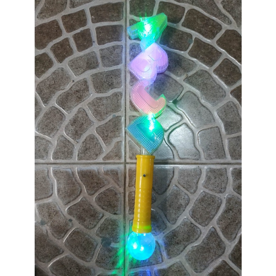 CEV Mainan Stick Lampu Motif ABCD