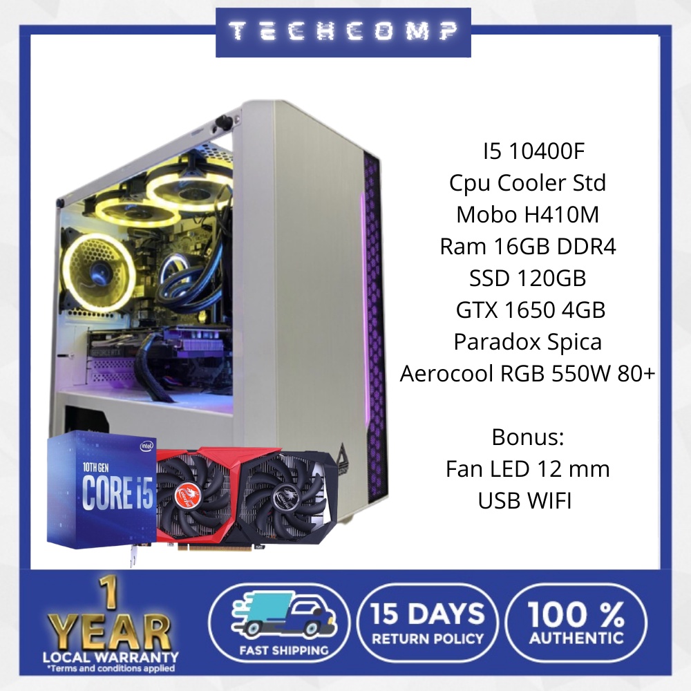 Komputer Full Set Kantoran I3 10100 Ram 32gb NVME SSD 512gb | PC Office CASTLE Fullset Garansi Origi