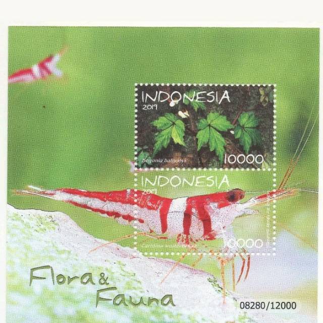 

Souvenir Sheet Perangko Indonesia Flora Fauna 2019