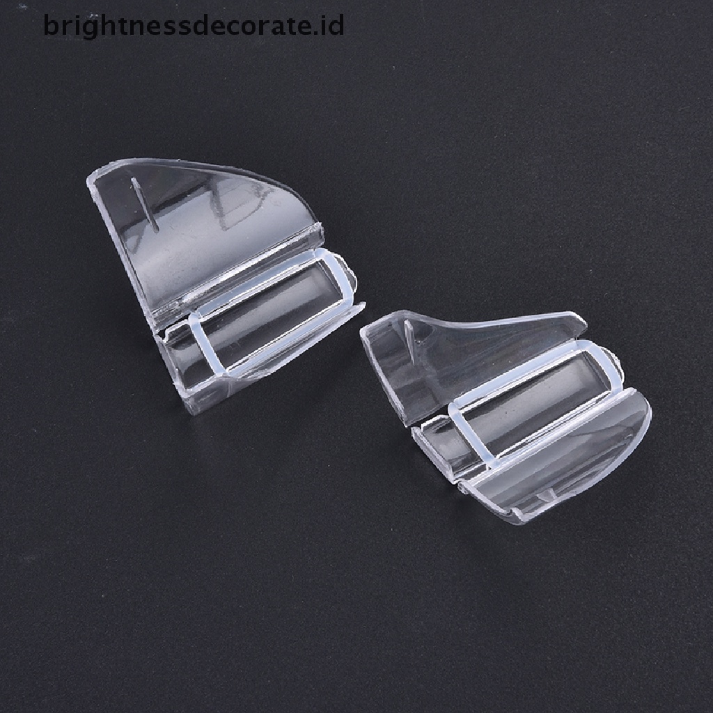 2 Pcs Kacamata Pelindung universal flexible Warna Bening Untuk Keamanan