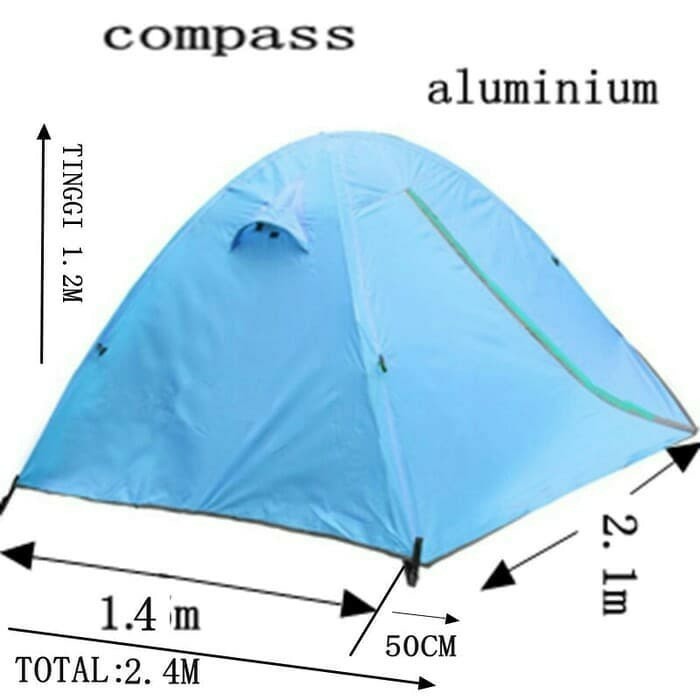 Tenda compass 2-3 orang / tenda ultralight compas 2p / tenda murah