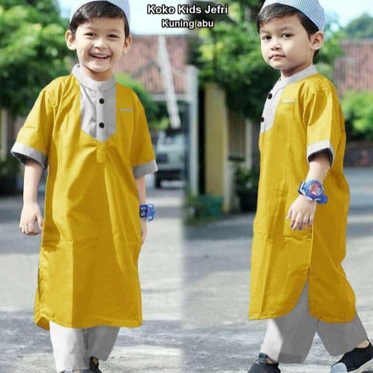 BEFAST - ZTL OOTD Baju Koko Anak JIHVA / SET ANAK KOKO JAFRI / Pakaian Anak Laki-Laki / Setelan Baju Kokoh / Baju Ngaji Anak Laki-Laki / Keluaran Terbaru 2022 / Fashion Muslim Anak Casual / Baju Kokoh Polos Terlaris