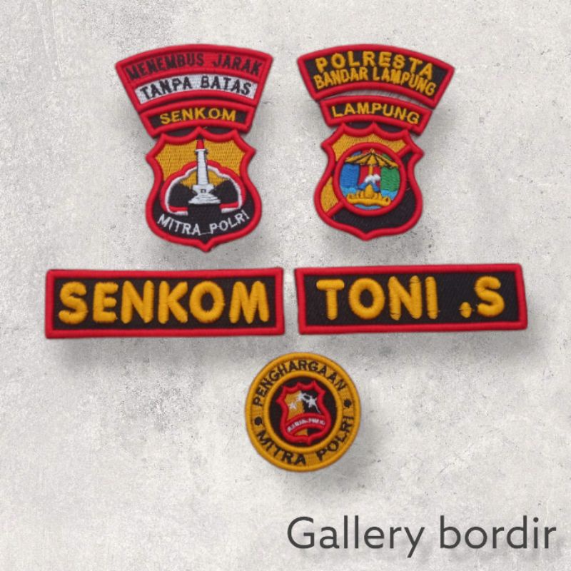 bordir senkom timbul tipe 2