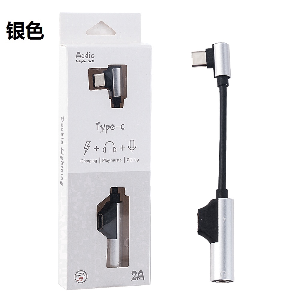 1pc Kabel Adapter Usb Tipe C Ke Jack Audio 3.5mm Untuk Handphone/Gadget #261141322