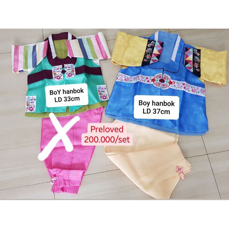 Hanbok kids (preloved)