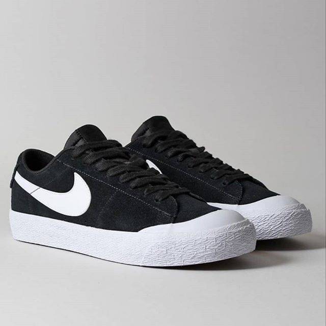 Nike Sb Zoom Blazer Low Xt Black Black White Original Shopee Indonesia