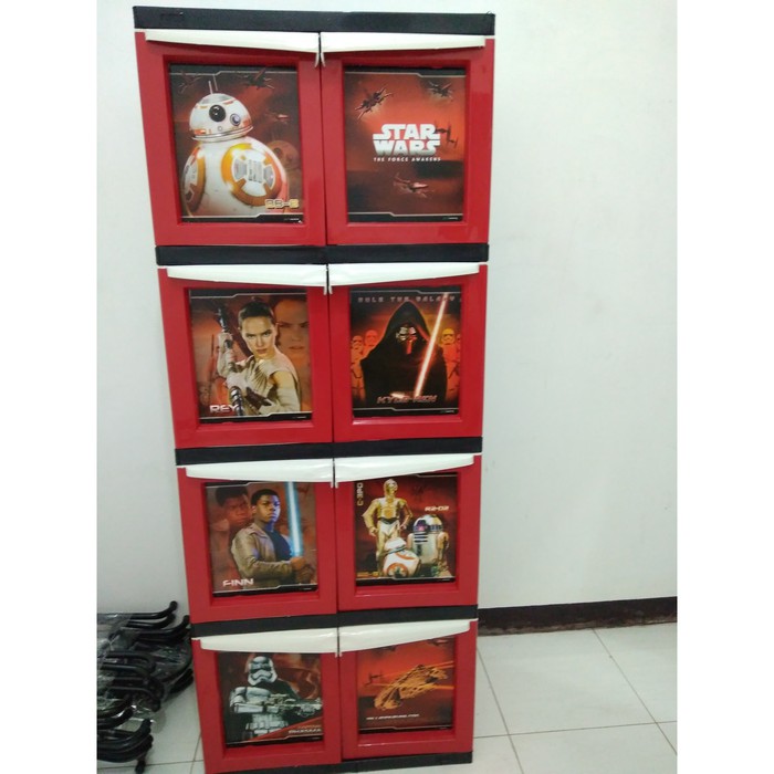 BCBC x48 lemari plastik napolly Star Wars