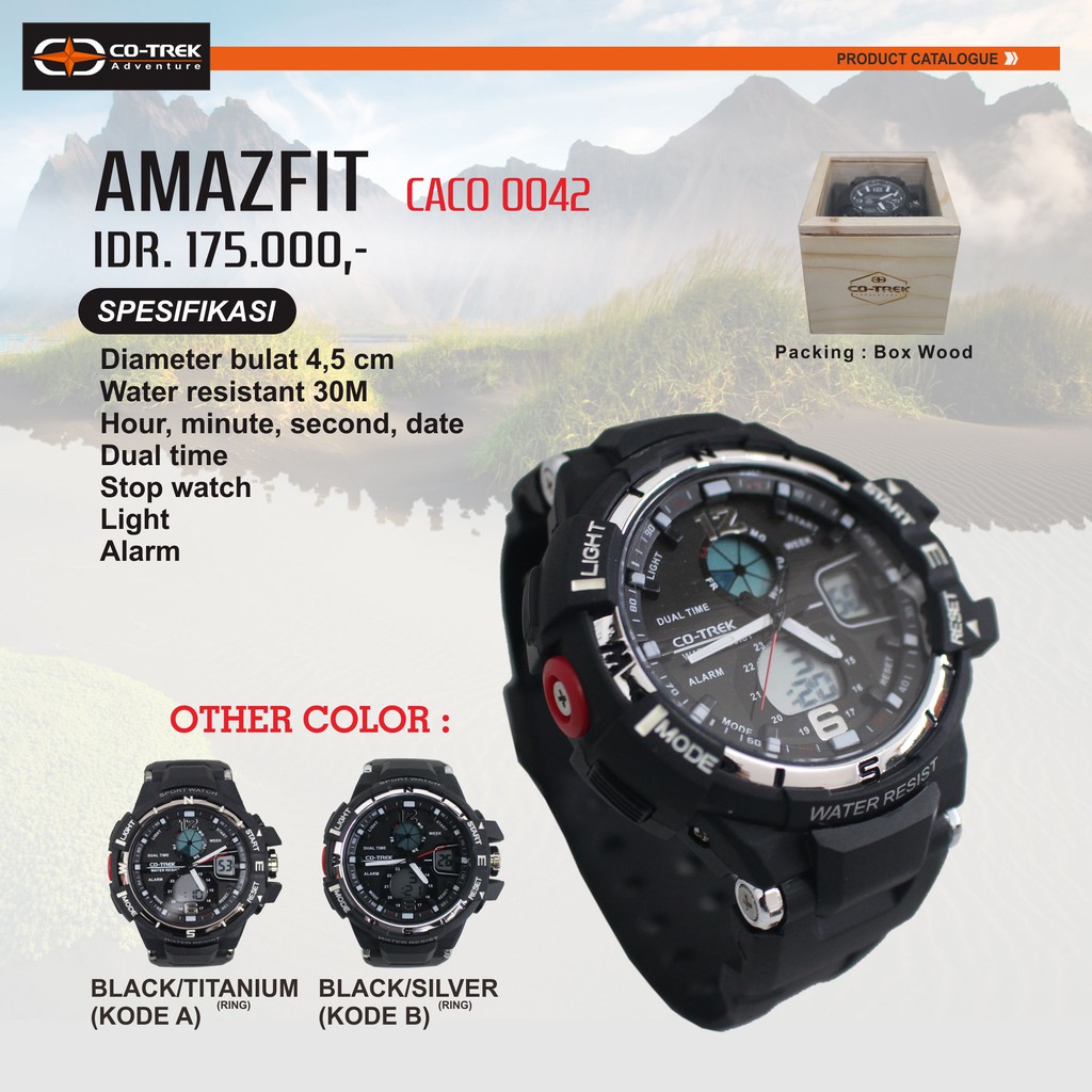 JAM TANGAN COTREK AMAZFIT/ JAM TANGAN PRIA