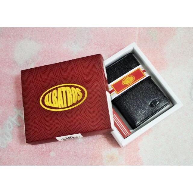 Dompet card holder Kartu Nama kulit asli original ALBATROS (untuk 20 kartu nama)