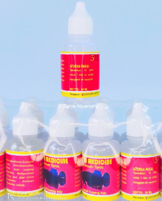 Obat Ikan Cupang kontes dan aduan VIVIAN Betta Medicine Calcium Tonic 30ml