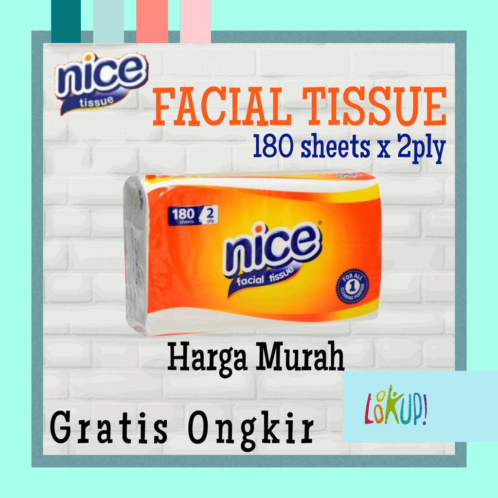 FACIAL TISSUE / TISU WAJAH 250'S PASEO-T NICE 180