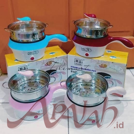 Panci Listrik Elektrik Steamer Kukus Goreng Serbaguna