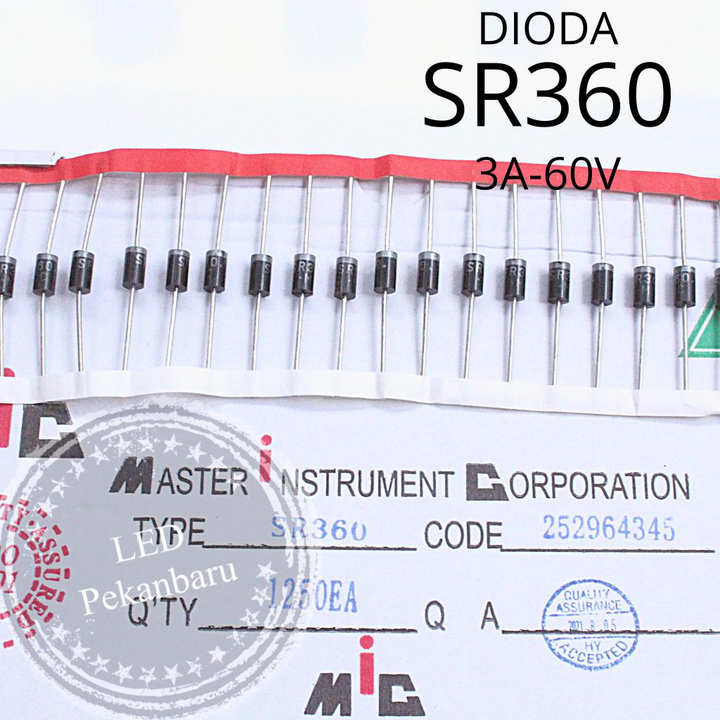 DIODA SR360 SR 360 MIC 3A 60V RENTENG DIODE SHOTTKY RECTIFIER SB360