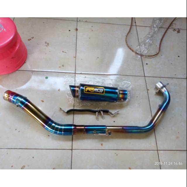 knalpot rcb bluemon for cb 150 r .sonic ada