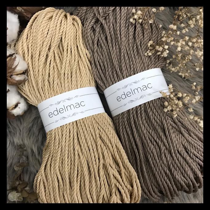 

{BISA COD} Tali Macrame Premium Tortilla | Coffee Cream GRATIS ONGKIR Kode 434