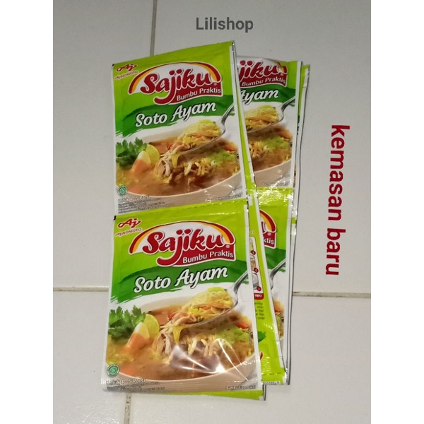 

Sajiku soto ayam 1renceng isi 10 sachet@ 20gr