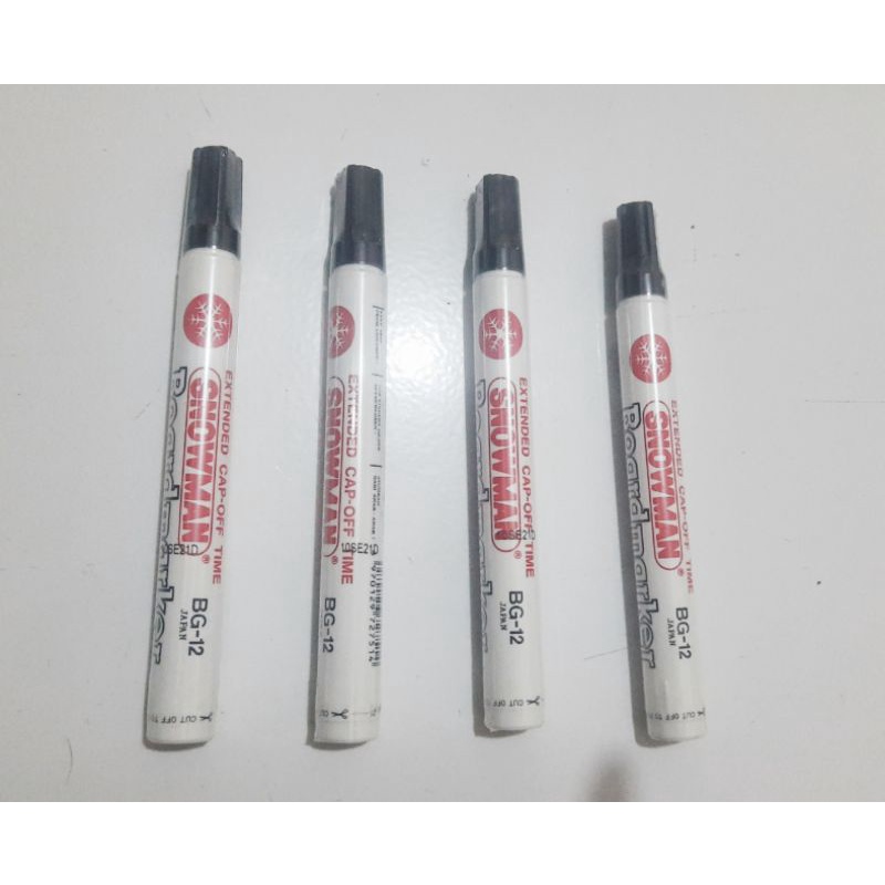 

Spidol Marker Snoman G12 Warna Hitam