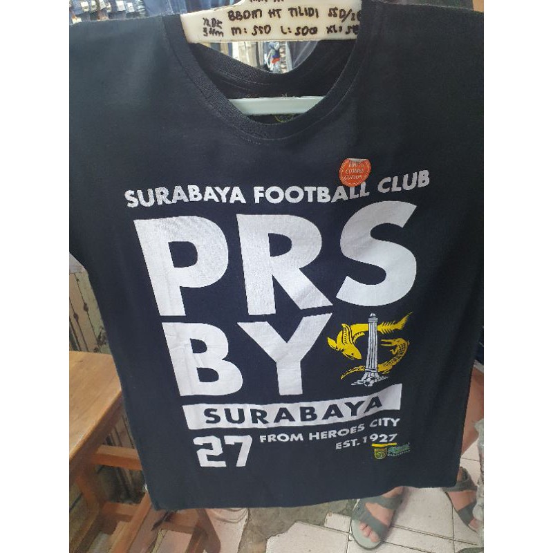 KAOS TSHIRT BONEK PERSEBAYA TILL I DIE