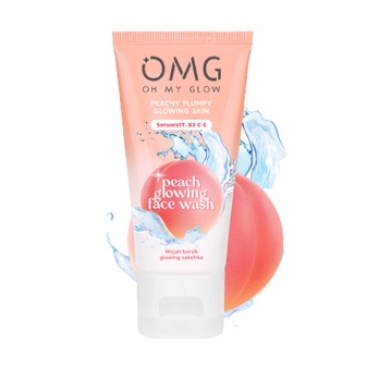 OMG PEACH GLOWING FACE WASH