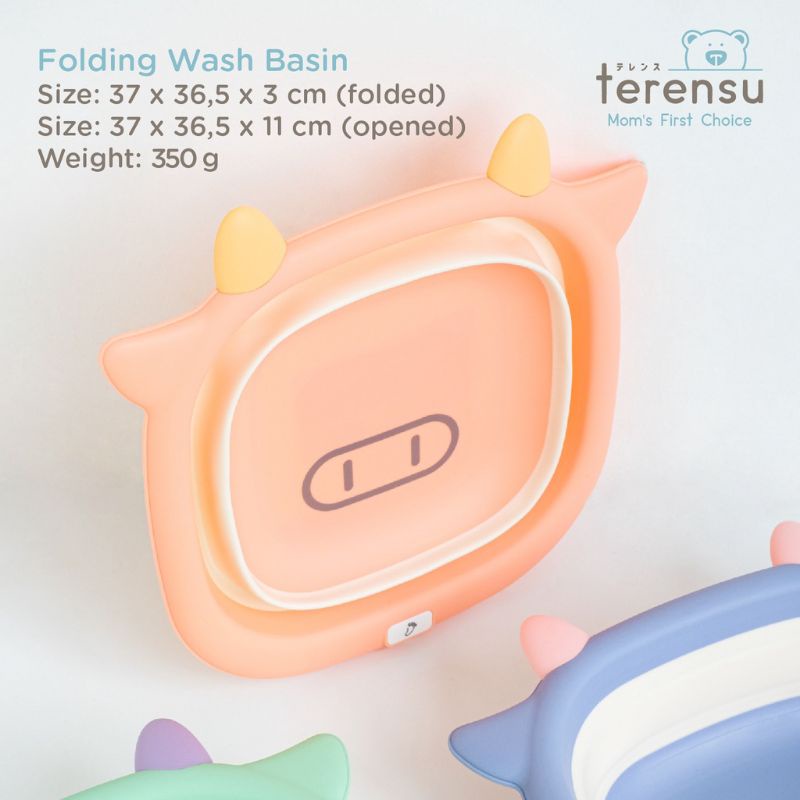 Terensu Baskom Lipat Bayi / Portable Foldable Wash Basin
