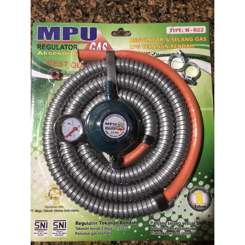selang gas plus regulator handal SNI