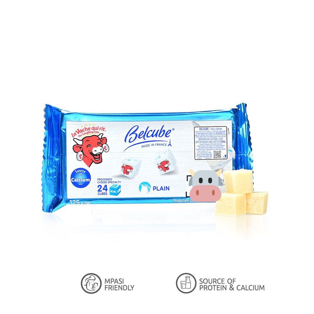 

BELCUBE KEJU KIRI Beby Bell Belajar KEJU MPASI bayi Plain Cheese EXP 12-2022