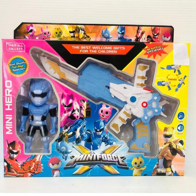 MAINAN X MINIFORCE ROBOT MINI X POWER RANGER ( 026B )