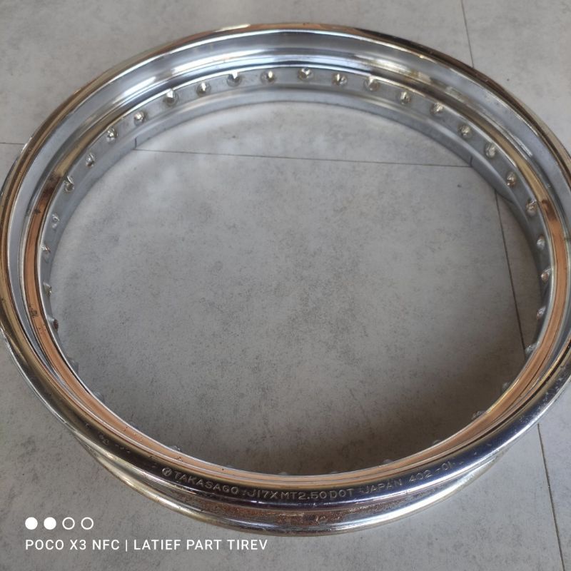 Velg takasago japan r17 original gsx 250 thunder 250