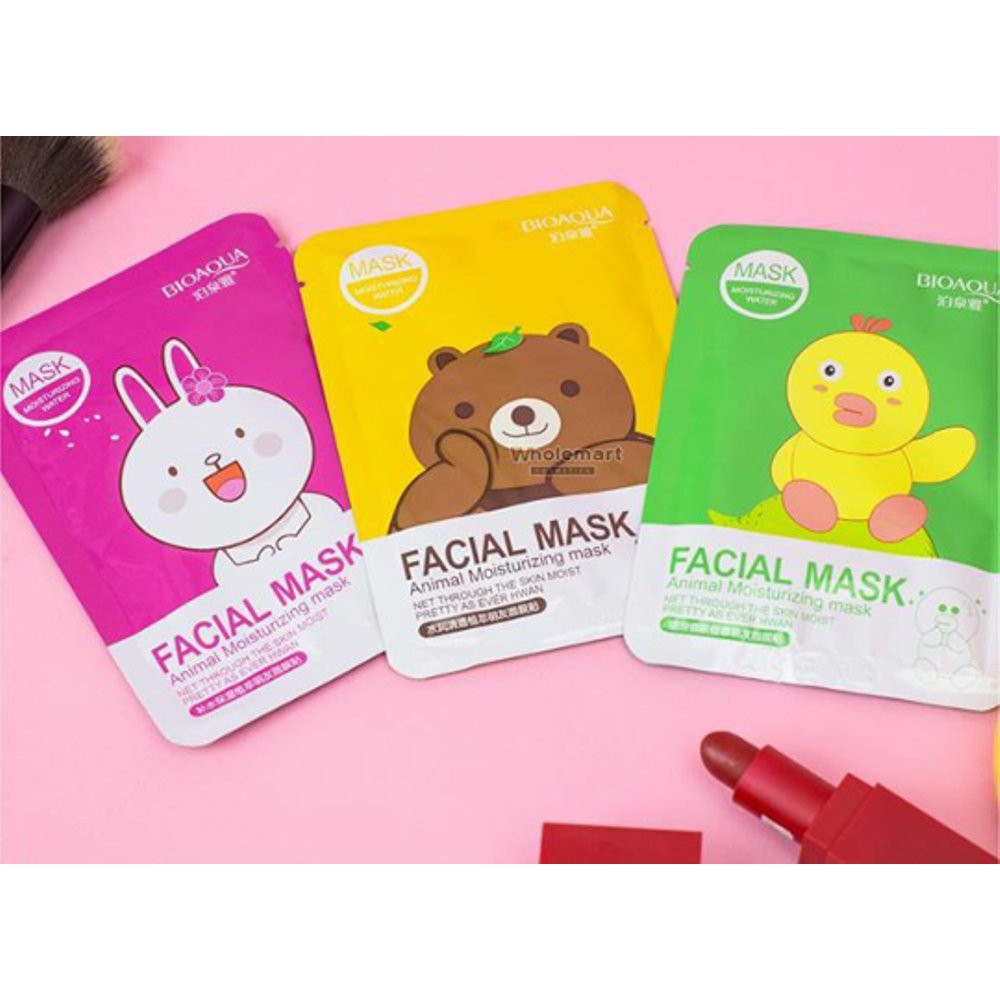 Bioaqua animal moisturizing Facial Mask LINE ICON - Masker