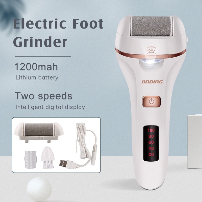 Penggiling Kaki Listrik Berkualitas Tinggi / Isi Ulang / Secara Otomatis Menghilangkan Kulit Mati Dan Kapalan / Meningkatkan Kehalusan Kulit Seperti Sebelumnya Foot scrubber for exfoliating foot beauty Foot sharpener