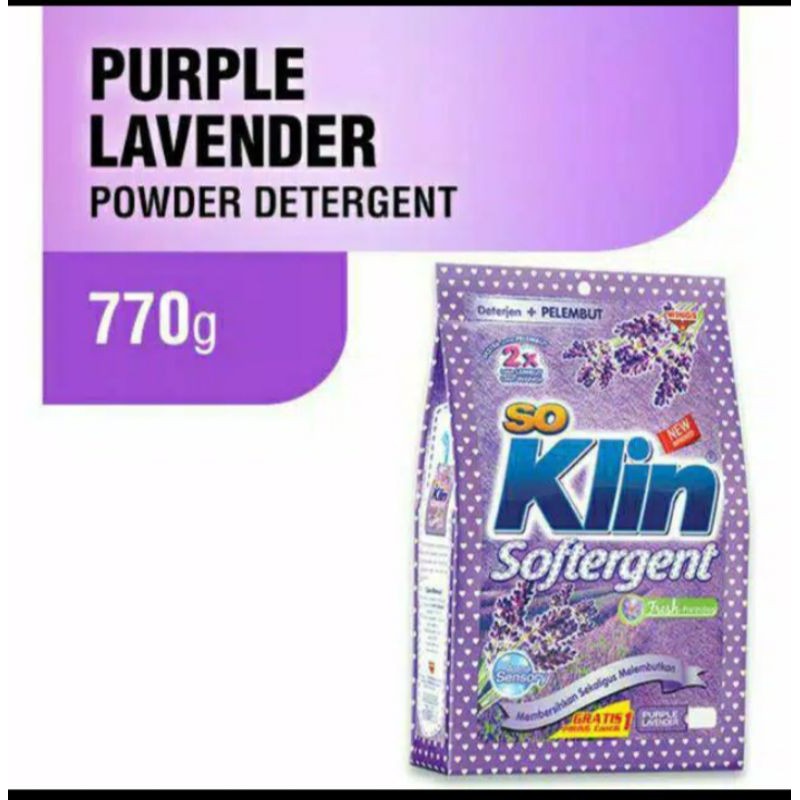 So Klin Softergent Purple Lavender 770 gram