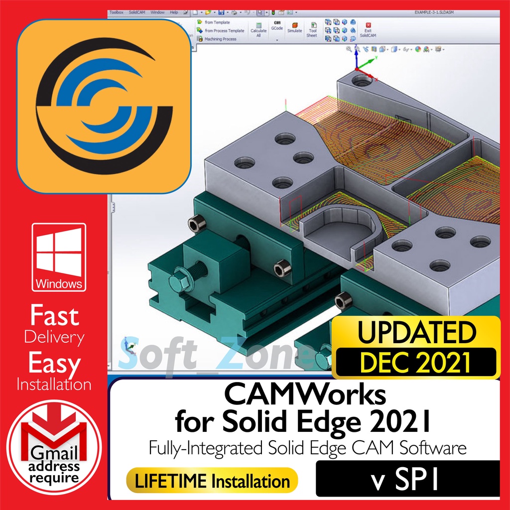 

CAMWrks fr Sld Edg 2021 SP1 - Flly-Intgrtd Sld Edg CAM Sftwr [WINDOWS x64] - Dgtl Dwnld