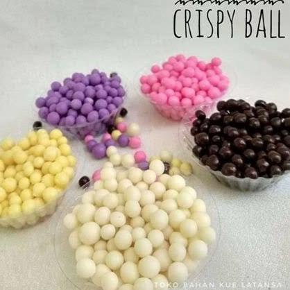 

Best - Crispy Ball Elmer Kemasan 250gr DARK / WHITE / STRAWBERRY / HIJAU / BANANA / UNGU / CAPPUCINO )