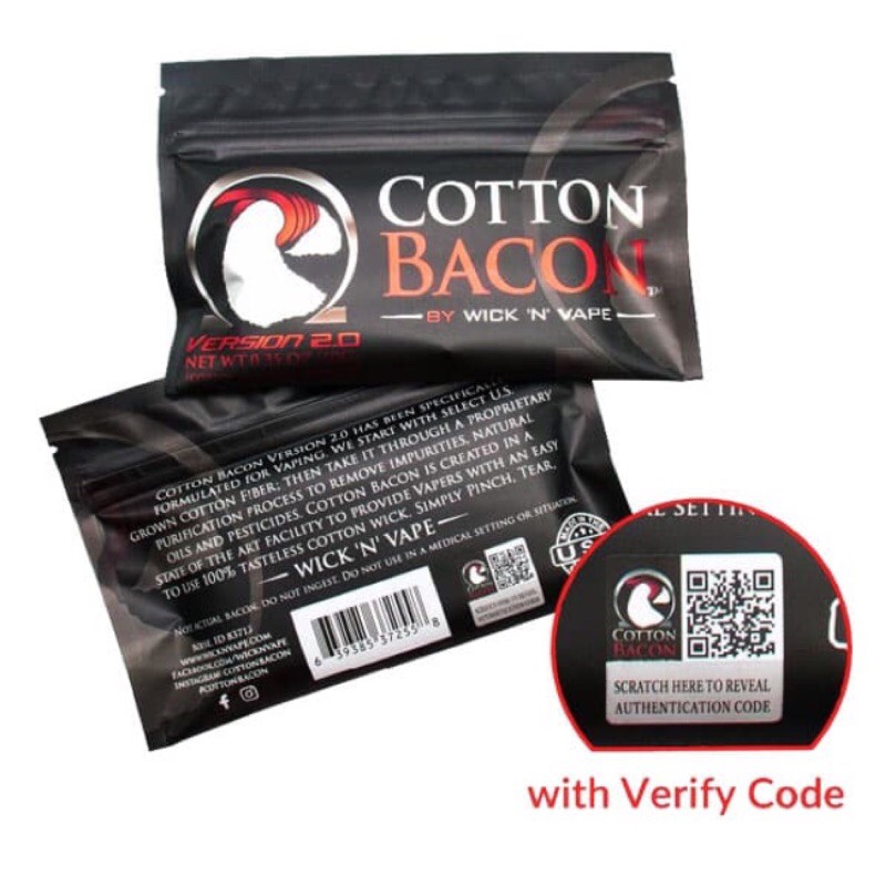 Cotton Kapas Bacon V2 original