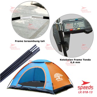 Tenda Camping Kapasitas Luas 2 Orang Tenda Gunung Camo